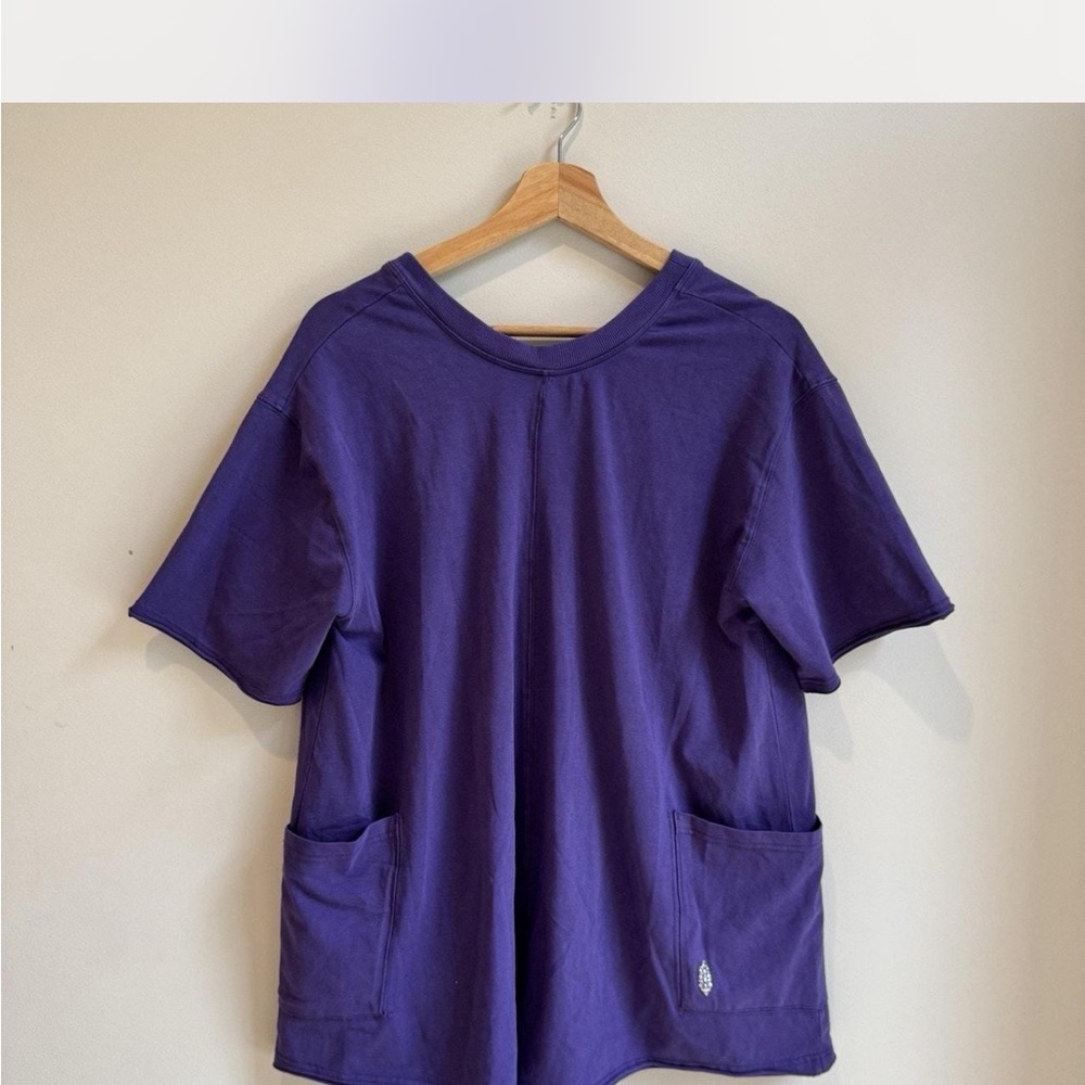 Free people amethyst short sleeve hot shot romper.XS